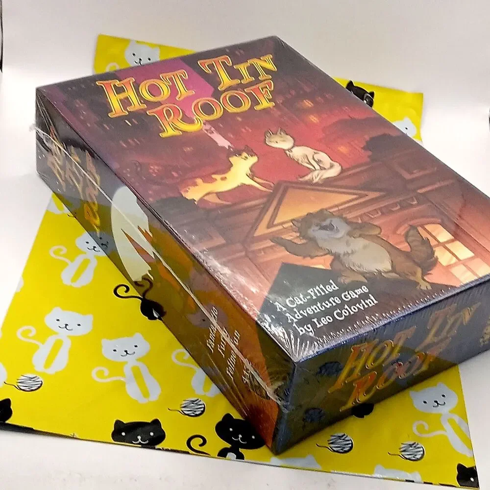 Mayfair HOT TIN ROOF Wood Cats Game Fantastic Feline NEW #4132 3-4 Players